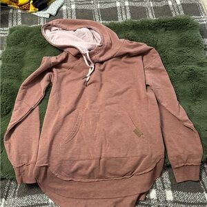 Maurices Blush and Brown Hoodie